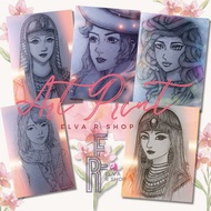 Sketch Artprint Drawing Pencil Art, Photo Card 5R