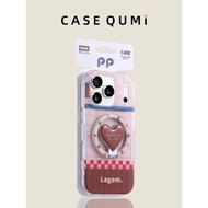 iphone 17 pro max casetify spigen iphone 17 pro max case Powder Plaid Love Magnetic Bracket Suitable