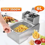 6L electric fryer, single electric fryer