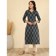 READYSTOCK NAYO (Size L) Cotton Kurti Women Kurta tops indian ladies