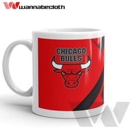 Chicago Bulls Basketball Mug NBA Chicago Bulls Team Flag