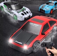 2.4G RC CAR With LED Light 4WD Remote Control Drift Cars Professional Racing Toys GTR Model AE86 for
