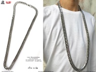 สร้อยคอเลสเงิน 10มิล 100เซน necklace สแตนเลสแท้ Stainless แฟชั่นชาย แฟชั่นผู้หญิง 316l allacc