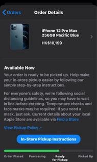 iPhone 12 Pro Max 藍色 256GB