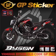 Byson Carburetor Stickers Anti-Fade Byson Striping Byson Carburetor Striping Yamaha Byson Carburetor
