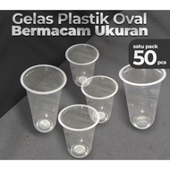 OVAL PLASTIC CUPS 12 OZ 16 OZ AND 22 OZ OVAL CUPS U CUP MODERN CUPS