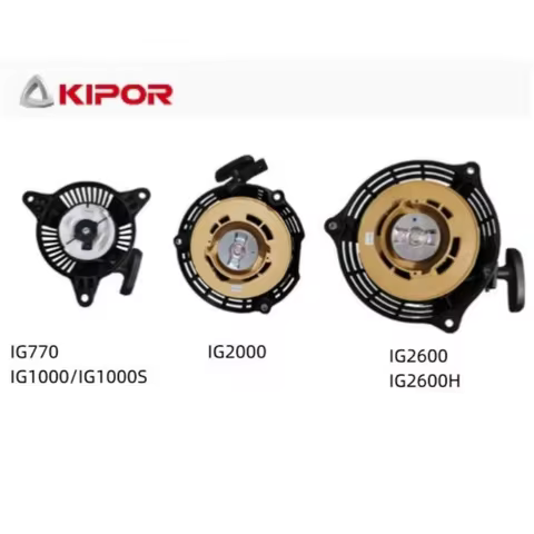 KIPOR HAND PULL STARTER PLATE FIT KIPOR GENERATOR IG770 IG1000 IG2000 IG2600H IG2600 HAND PULL PLATE