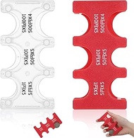 Oruola 2pcs Yen Coin Organizer, Portable Japanese Coin Organizer, Rectangle Car Change Holder with 6