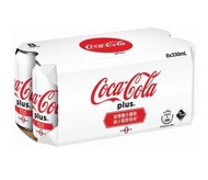 可口可樂 - (加系膳食纖維 &amp; 無糖) 罐裝可口可樂汽水 (330ml) x 8罐