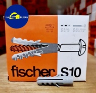 GMP - FISHER S10 10mm S 10 Fiser Viser Baut Tanam Dinding Tembok (1kotak isi +- 50biji)
