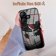 Softcase INFINIX HOT 30i TERBARU - Softcase Glass Infinix Hot 30i [1H] - Case infinix hot 30i karakt