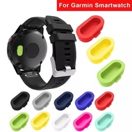 ฝาครอบปลั๊กชาร์จพอร์ตกันฝุ่นสำหรับ Garmin Fenix 5 5 5S 5X 6 6S 6X 7 7S 7X Venu 2 Forerunner Instinct ฝาปลั๊กซิลิโคนกันฝุ่น