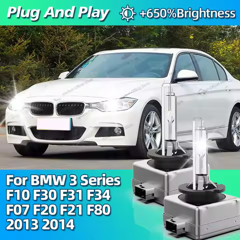 2Pc Auto Lights 35W D1S Xenon HID Bulbs 6000K Car Headlight For BMW 3 Series F10 F30 F31 F34 F07 F20