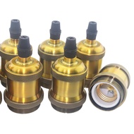 REXTiN 5pcs E26 Vintage Lamp Socket Pendant Bulb Socket E26 E27 Vintage Bulb Holders Ceramic for DIY