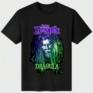 Rob Zombie T Hot Topic Rob Zombie Dragula T-Shirt Casual Digital Print 220g Pure Heavy 100% Cotton T