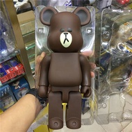 28cm 400% Bearbricklys Action Figures BearBrick Anime Toys Printed Doll Collectible Models for Frien