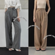 Aysilla_Factory - ORO PANTS - Loose Pants Women's Highwaist Trousers
