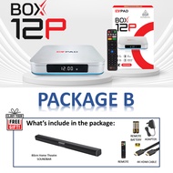 EVPAD 12P TV Box 8K | 4GB+64GB | 1000M LAN | Air Mouse | Wireless Voice Remote | Original Malaysia S