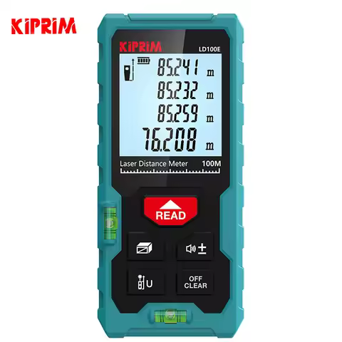 Kiprim Laser Rangefinder 50M 70M 100M Mini Laser Measurement Tool Laser Tape High Accuracy Multiple 