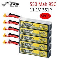 Tattu R-Line 1.0 LiPo Rechargeable Battery 550mAh 95C  2S 3S1P 7.4V 11.1V Pack With XT30 Plug for RC