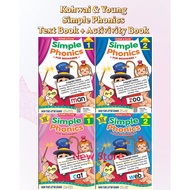 [NEWSTORE]Kohwai&Young Preschool - Simple Phonics for Beginners (Text Book + Activity Book )