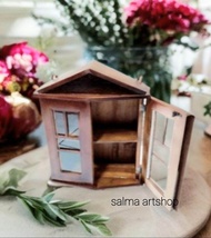 Kotak Obat P3K kayu jati/lemari obat tempel dinding