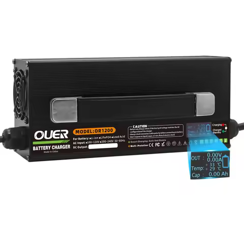 29.2V 30A LiFePO4 Battery Charger With Digital Display Is usd For 8S 24V 25.6V Battery Pack Fast Cha