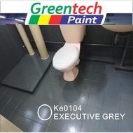 KE0104 EXECUTIVE GREY 1L GREENTECH EPOXY FLOOR PAINT TILES FLOOR PAINT WATERPROOF COATING EPOXY [Include Hardener] GREE