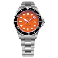 Creationwatches Ratio FreeDiver Sapphire Stainless Steel Orange Dial Quartz RTF035 200M Men's Watch 
