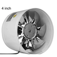 Duct Exhaust Fan Booster Exhaust Blower Air Cooling Vent Metal Blades Blower Booster Asbak Rokok Pe