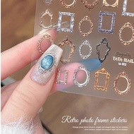 tomoni-High-End Series Manicure Stickers ** TATA Cooperation Style (ta-801) Retro Oil Painting Three