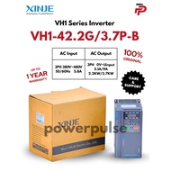 【100% Original + 1 Year Warranty】XINJE VH1-42.2G/3.7P-B Inverter | 2.2KW/3.7KW VFD 380V-480V 3-Phase