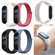 [藍色]小米手環 尼龍替換腕帶 小米手環3/4/5/6錶帶 [平行進口]