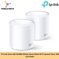 TP-Link Deco X60 AX3000 Whole Home Mesh Wi-Fi System Deco X60 (2 Pack)