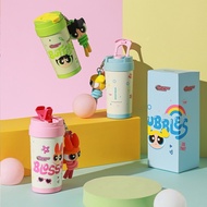 BEDDYBEAR Cup Set Bear Powerpuff Girls Co-Branded Thermal Cup Water Bottle Water Cup Mug Children Wa
