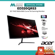 ACER 32" NITRO ED320QR S3 / ED320QRS3 LCD FULL HD (1920x1080P@165HZ) VA PANEL CURVE LED GAMING MONIT