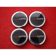 4枚 LUTZ 社外 中古 ホイール センターキャップ センターカバー エンブレム オーナメント cap