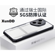 XunDD Honor 400 Honor 400 Pro Casing Clear Shockproof Bumper Case Transparent Silicon TPU Cover (Chi