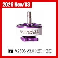 T-MOTOR Velox V2306 V3 Motor DIY Parts Brushless Racing Freestyle airplane Motor