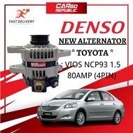 Toyota Vios Ncp93 1.5 (2007 - 2012) 100% Original Genuine Denso New Alternator