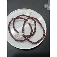 (k)(4,2-4,4mm)Clear purple Granet bracelet