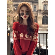 <[CDATA[Phil Island New Red Sweater - Autumn/Winter Women's Loose Fit]]><[CDATA[