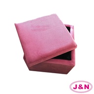 【J&amp;N】艾維亞收納沙發椅凳(紫紅色-1入)