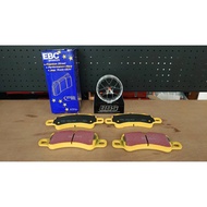 {Hyway Car Products} Uk EBC Yellow Leather Comes To Order DP42307R 718 Cayman Boxster GTS 2.5L