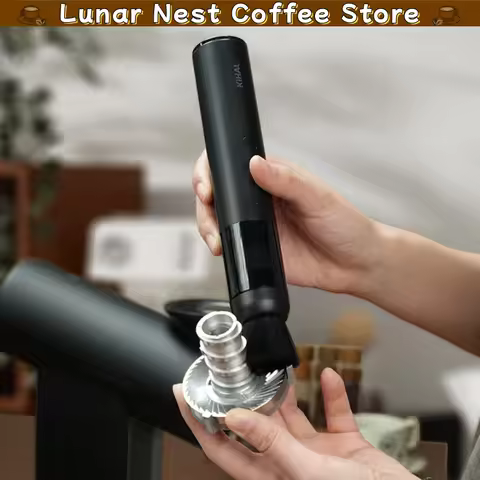 Kihal Handheld Coffee Vacuum Cleaner Mini Portable 3 In 1 For Grinder Hopper Desktop Powder Residue 