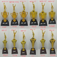 TROPHY AWARD (we customize label) M0- 12", M0-15" , M32-12" , M19-11½"& ALL OCCASIONS (S2 3 1/2 ")