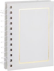 Pioneer Photo Albums 50 Pocket Spiral Bound Leatherette Mini Photo Album Easel for 4 by 6-Inch Print