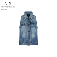 Armani Exchange เสื้อแจ็คเก็ตผู้หญิง รุ่น XW000558-AF12845-MB115 - สีฟ้า