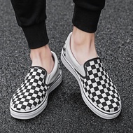 in Vans Old Skool Women Men Shoes Canvas Black White Checkerboard Sneakers Kasut Perempuan Wanita 4.3 6