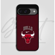 Hybrid Case Casing Google PIXEL 9 8 Pro 8 7 Pro 7 7A 6 Pro 6 6A 5 Bulls Logo BJ214